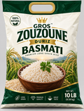 GROS ZOUZOUNE™ Premium Basmati Rice – 10 LB (4.54 kg)